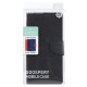 For Samsung Galaxy S24+ 5G GOOSPERY CANVAS DIARY Fabric Texture Flip Leather Phone Case(Black)
