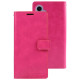 For Samsung Galaxy S24+ 5G GOOSPERY MANSOOR DIARY 9 Card Slots Leather Phone Case(Rose Red)