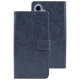 For Samsung Galaxy S24+ 5G GOOSPERY MANSOOR DIARY 9 Card Slots Leather Phone Case(Dark Blue)