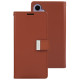 For Samsung Galaxy S24+ 5G GOOSPERY RICH DIARY Crazy Horse Texture Leather Phone Case(Brown)
