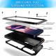 For Samsung Galaxy S24+ 5G Shockproof Life Waterproof Silicone + Zinc Alloy Phone Case(Black)