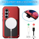For Samsung Galaxy S24+ 5G Shockproof Life Waterproof Silicone + Zinc Alloy Phone Case(Red)