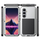 For Samsung Galaxy S24+ 5G Shockproof Life Waterproof Silicone + Zinc Alloy Phone Case(Silver)