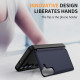 For Samsung Galaxy S23 5G 3 in 1 Flip Holder Phone Case(Royal Blue)