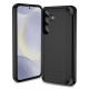 For Samsung Galaxy S24+ 5G 3 in 1 Flip Holder Phone Case(Black)