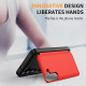 For Samsung Galaxy S24+ 5G 3 in 1 Flip Holder Phone Case(Red)