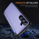 For Samsung Galaxy S24+ 5G 3 in 1 Flip Holder Phone Case(Light Purple)