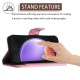 For Samsung Galaxy S24+ 5G Rhombic Texture Flip Leather Phone Case with Long Lanyard(Pink)