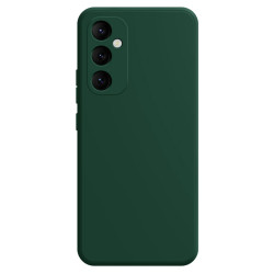For Samsung Galaxy S24+ 5G Imitation Liquid Silicone Phone Case(Dark Green)