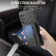 For Samsung Galaxy S24+ 5G Fierre Shann Oil Wax Cow Leather Card Holder Back Phone Case(Black)