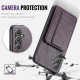 For Samsung Galaxy S24+ 5G Fierre Shann Oil Wax Cow Leather Card Holder Back Phone Case(Purple)
