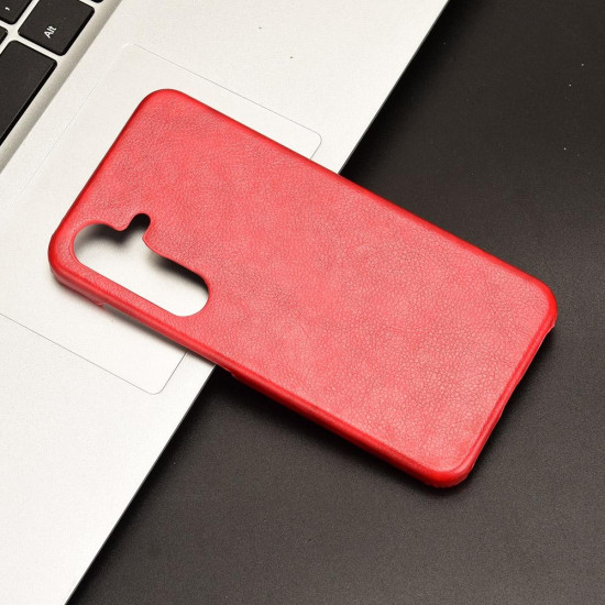 For Samsung Galaxy S24+ 5G Litchi Texture Back Cover Phone Case(Red)