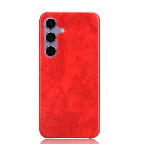 For Samsung Galaxy S24+ 5G Litchi Texture Back Cover Phone Case(Red)