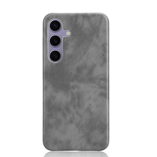 For Samsung Galaxy S24+ 5G Litchi Texture Back Cover Phone Case(Grey)