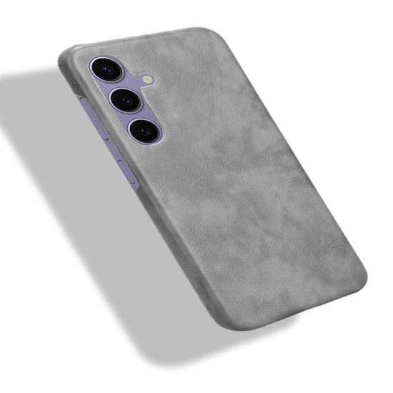 For Samsung Galaxy S24+ 5G Litchi Texture Back Cover Phone Case(Grey)