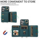 For Samsung Galaxy S24+ 5G Crossbodys Wallet Bag Ring Holder Leather Phone Case(Green)