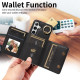 For Samsung Galaxy S24+ 5G Crossbodys Wallet Bag Ring Holder Leather Phone Case(Black)