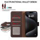 For Samsung Galaxy S23 5G ABEEL Side-Magnetic Litchi Pattern Leather RFID Phone Case(Brown)