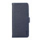 For Samsung Galaxy S23 5G ABEEL Side-Magnetic Litchi Pattern Leather RFID Phone Case(Blue)