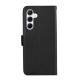 For Samsung Galaxy S24+ 5G ABEEL Side-Magnetic Litchi Pattern Leather RFID Phone Case(Black)