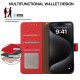 For Samsung Galaxy S24+ 5G ABEEL Side-Magnetic Litchi Pattern Leather RFID Phone Case(Red)