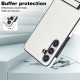 For Samsung Galaxy S24+ 5G Retro Leather Invisible Stand MagSafe Phone Case(White)