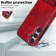 For Samsung Galaxy S24+ 5G Retro Leather Invisible Stand MagSafe Phone Case(Red)