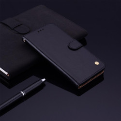 For Samsung Galaxy S24+ Oil Wax Texture Shockproof Flip Leather Phone Case(Black)