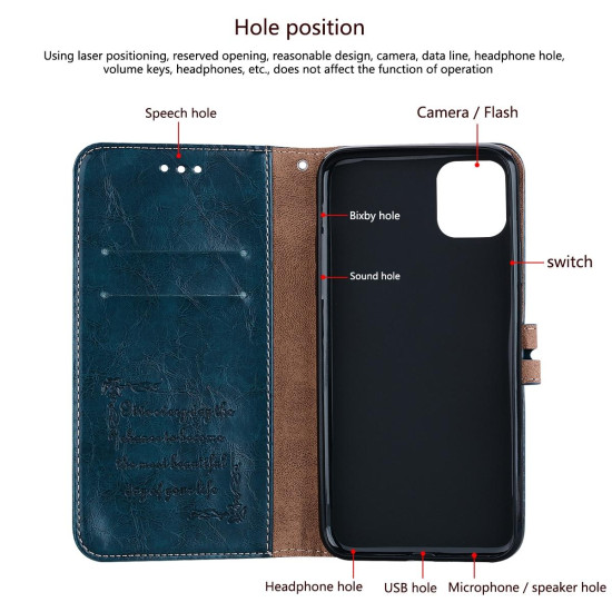 For Samsung Galaxy S24+ Oil Wax Texture Shockproof Flip Leather Phone Case(Black)