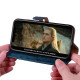 For Samsung Galaxy S24+ Oil Wax Texture Shockproof Flip Leather Phone Case(Blue)