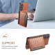 For Samsung Galaxy S24+ 5G Crocodile Texture Card Bag Design Full Coverage Phone Case(Brown)