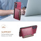 For Samsung Galaxy S24+ 5G Crocodile Texture Card Bag Design Full Coverage Phone Case(Red)