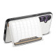 For Samsung Galaxy S24+ 5G Crocodile Texture Card Bag Design Full Coverage Phone Case(White)