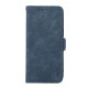 For Samsung Galaxy S23 5G ABEEL Frosted Magnetic RFID Leather Phone Case(Blue)