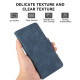 For Samsung Galaxy S23 5G ABEEL Frosted Magnetic RFID Leather Phone Case(Blue)