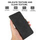 For Samsung Galaxy S24+ 5G ABEEL Frosted Magnetic RFID Leather Phone Case(Black)