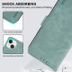 For Samsung Galaxy S24+ 5G ABEEL Frosted Magnetic RFID Leather Phone Case(Cyan)