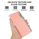 For Samsung Galaxy S24+ 5G ABEEL Color Block Magnetic RFID Leather Phone Case(Pink-Cyan)