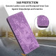 For Samsung Galaxy S24+ 5G Retro Elephant Embossed Leather Phone Case(Purple)