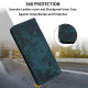 For Samsung Galaxy S24+ 5G Retro Elephant Embossed Leather Phone Case(Green)