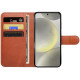 For Samsung Galaxy S24+ 5G IMAK Count Series Flip Leather Phone Case(Brown)