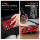 For Samsung Galaxy S24+ 5G TPU+PC Shockproof Card Phone Case with Metal Ring Holder(Red)