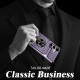 For Samsung Galaxy S24+ 5G TPU+PC Shockproof Card Phone Case with Metal Ring Holder(Purple)