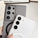 For Samsung Galaxy S24+ 5G Ultra-thin MagSafe Frosted PC Phone Case(Clear Black)