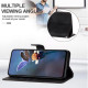 For Samsung Galaxy S24+ 5G Triangle Solid Color Leather Phone Case(Black)