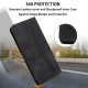 For Samsung Galaxy S24+ 5G Triangle Solid Color Leather Phone Case(Black)