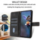 For Samsung Galaxy S24+ 5G Triangle Solid Color Leather Phone Case(Black)