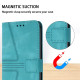 For Samsung Galaxy S24+ 5G Triangle Solid Color Leather Phone Case(Green)