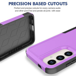 For Samsung Galaxy S24+ 5G 2 in 1 PC + TPU Phone Case(Purple)