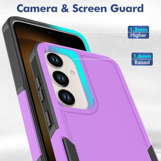 For Samsung Galaxy S24+ 5G 2 in 1 PC + TPU Phone Case(Purple)